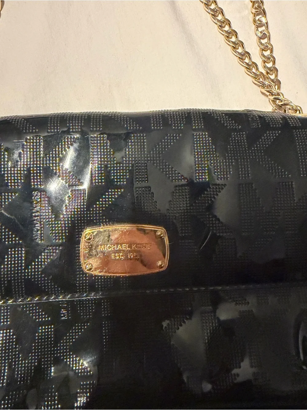 Michael Kors sleek patent